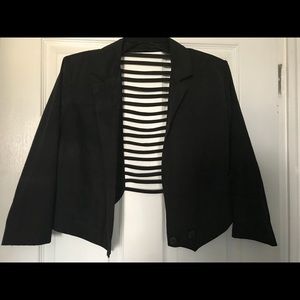 1 button blazer with interesting back detail